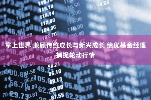 掌上世界 兼顾传统成长与新兴成长 绩优基金经理捕捉轮动行情