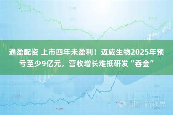 通盈配资 上市四年未盈利！迈威生物2025年预亏至少9亿元，营收增长难抵研发“吞金”