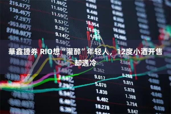 華鑫證券 RIO想“灌醉”年轻人，12度小酒开售却遇冷